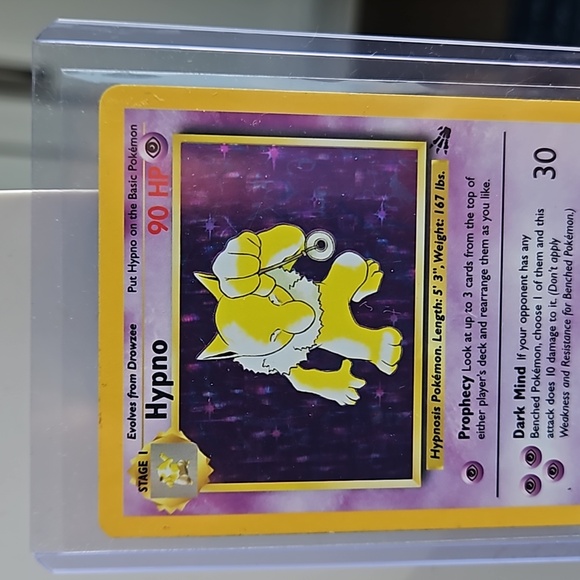POKEMON~1999 Holo Rare Hypno # 8/62 Fossil - Picture 2 of 8